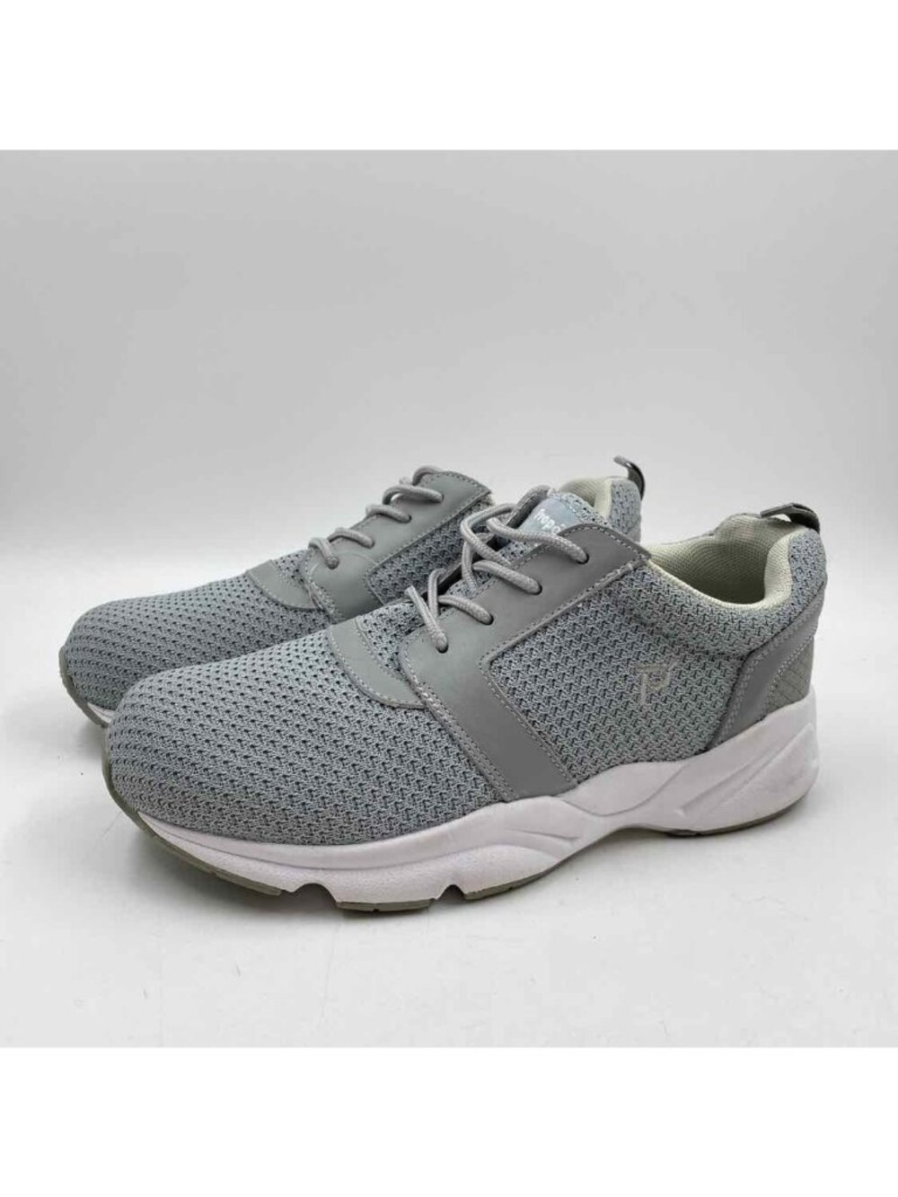 Propet Women's Shoe Size 8.5 Gray Textured Sneakers